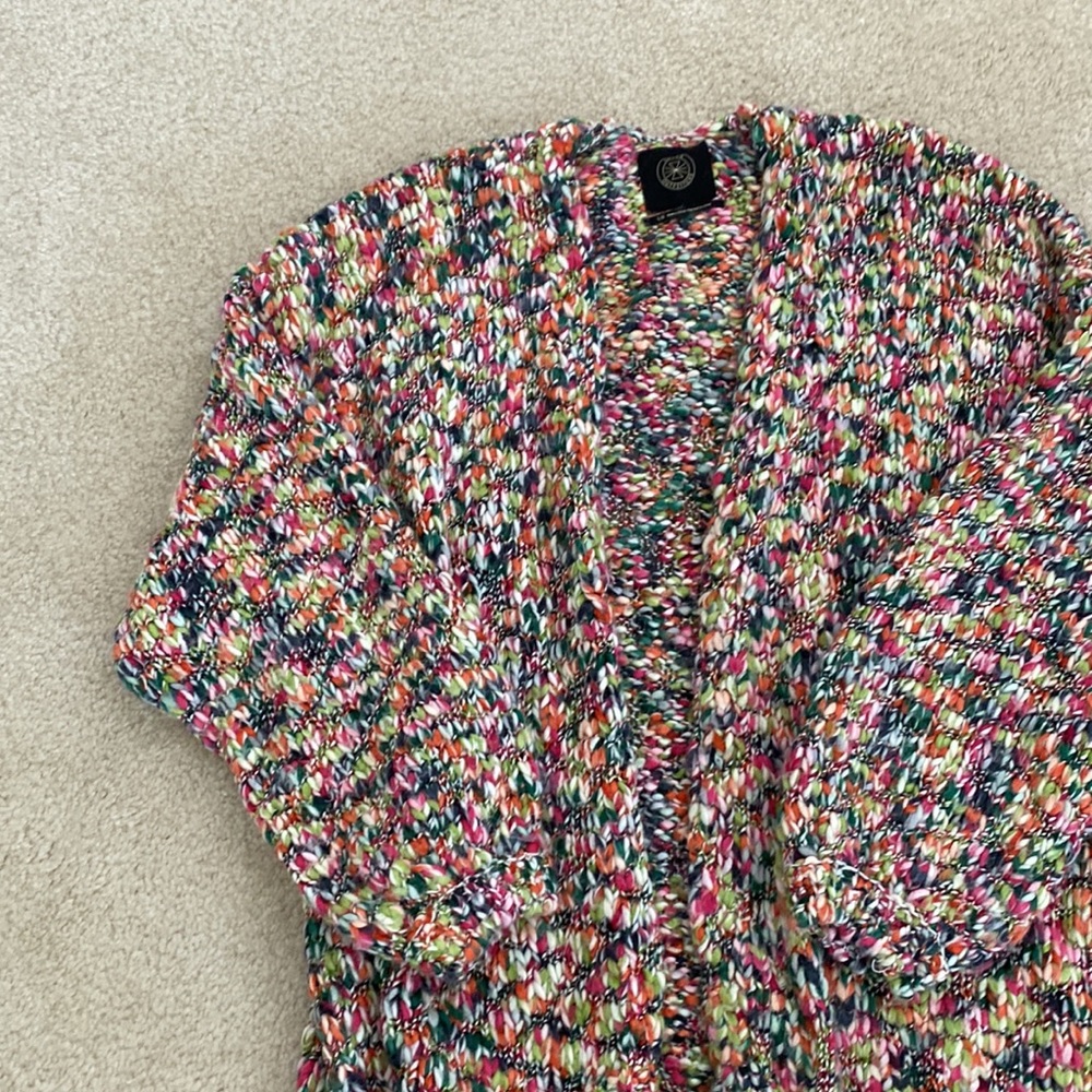 urban outfitters multi-colored knit cardigan